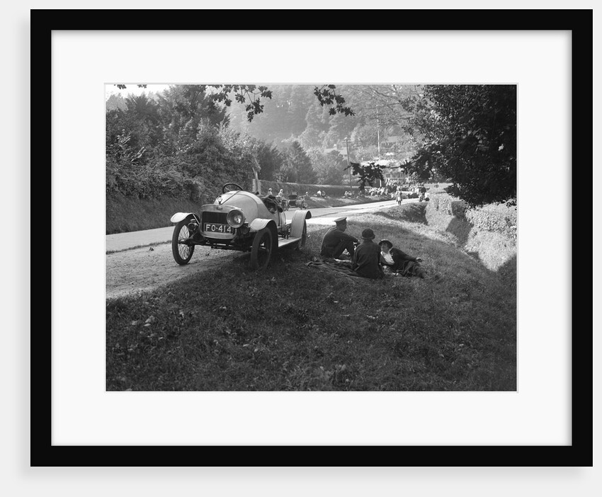Enjoying a roadside picnic, GWK open 2-seater, c1920s by Bill Brunell