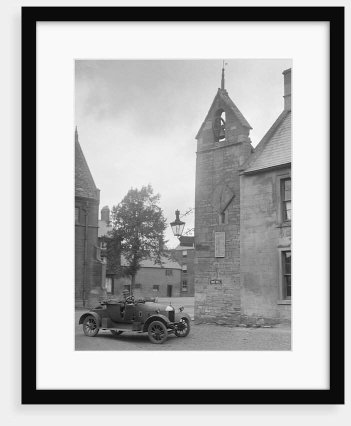 Morris Bullnose outside the fire station, Chipping Norton, Oxfordshire, 1920s by Bill Brunell