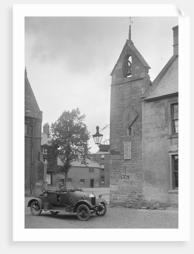 Morris Bullnose outside the fire station, Chipping Norton, Oxfordshire, 1920s by Bill Brunell