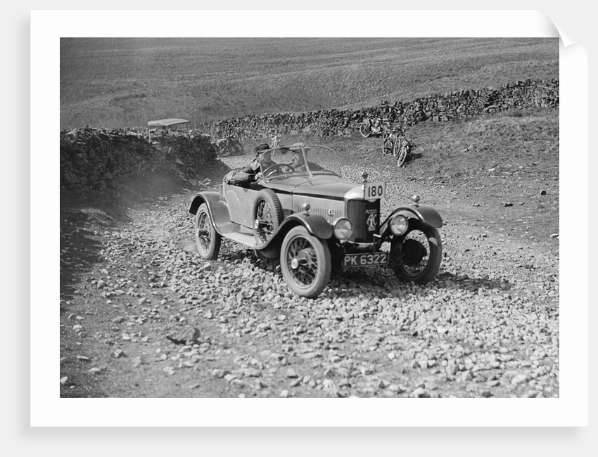 AC Acedes Six open tourer of AJ Mollart competing in the MCC Edinburgh Trial, 1929 by Bill Brunell