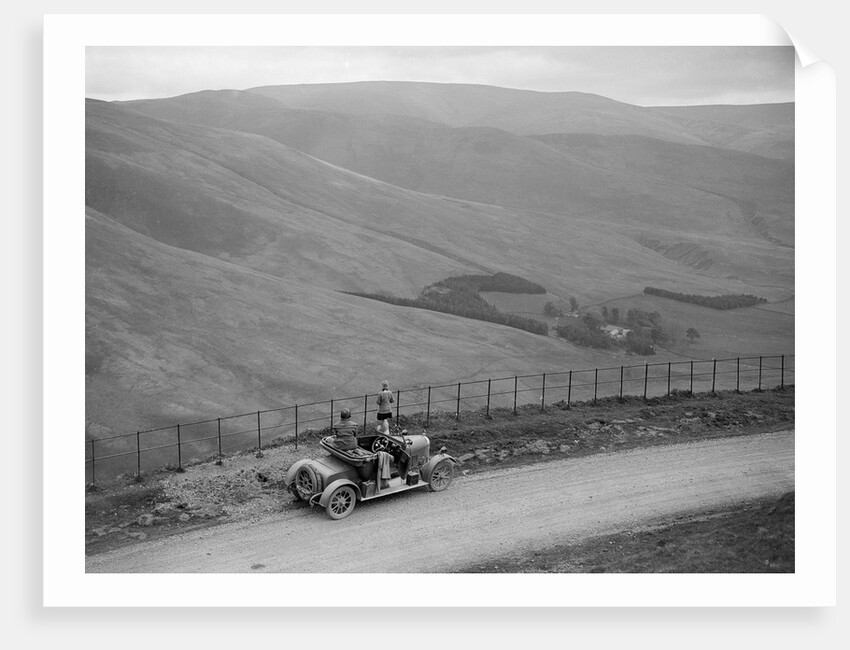 Morris open 2-seater, Ericstane Brae, North of Moffat, Dumfries, Scotland, 1920s by Bill Brunell