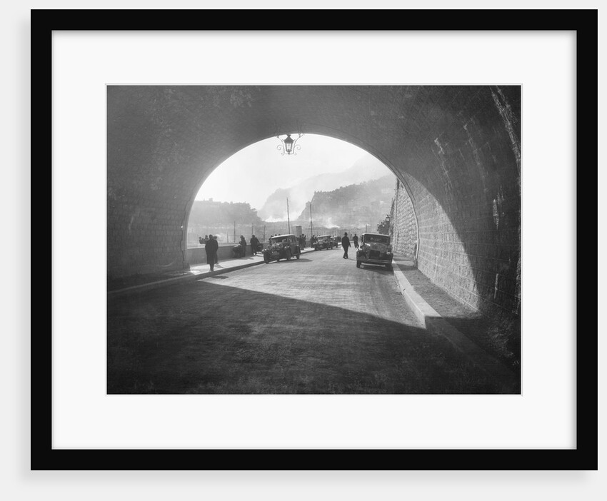 Talbot 14/45 of Kitty Brunell and Daimler 4-door saloon, Monte Carlo Rally, 1930 by Bill Brunell