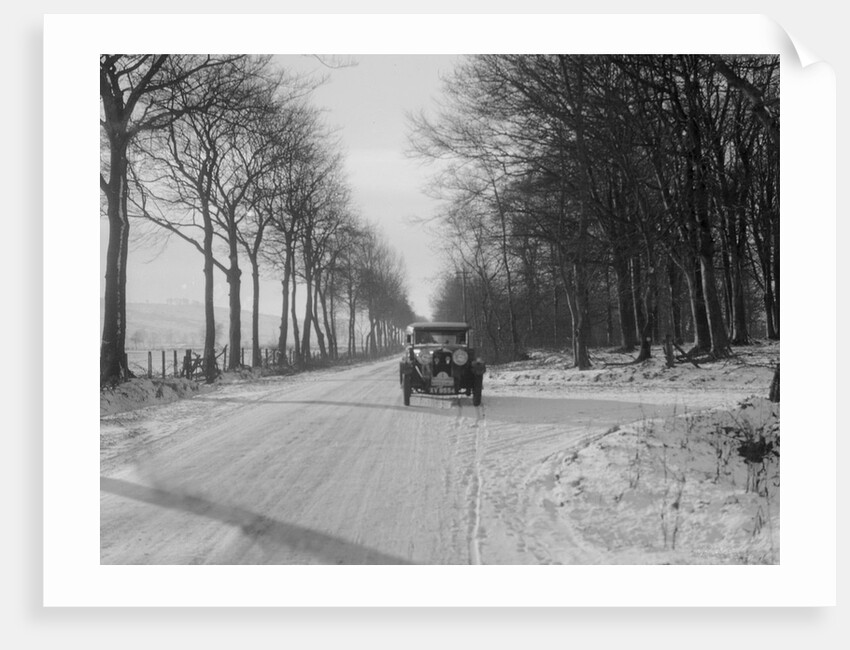 Talbot 14/45 sportsman's coupe of Kitty Brunell competing in the Monte Carlo Rally, 1929 by Bill Brunell