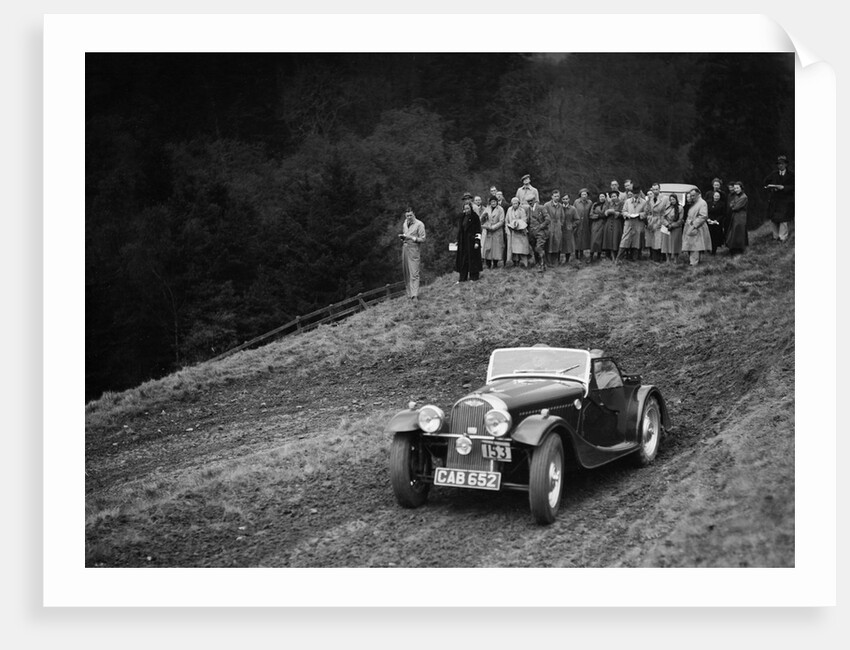 Morgan of PHG Morgan competing in the MCC Edinburgh Trial, Roxburghshire, Scotland, 1938 by Bill Brunell