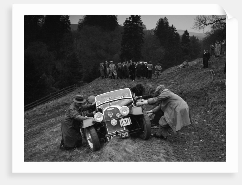 Morgan of RC Harris competing in the MCC Edinburgh Trial, Roxburghshire, Scotland, 1938 by Bill Brunell