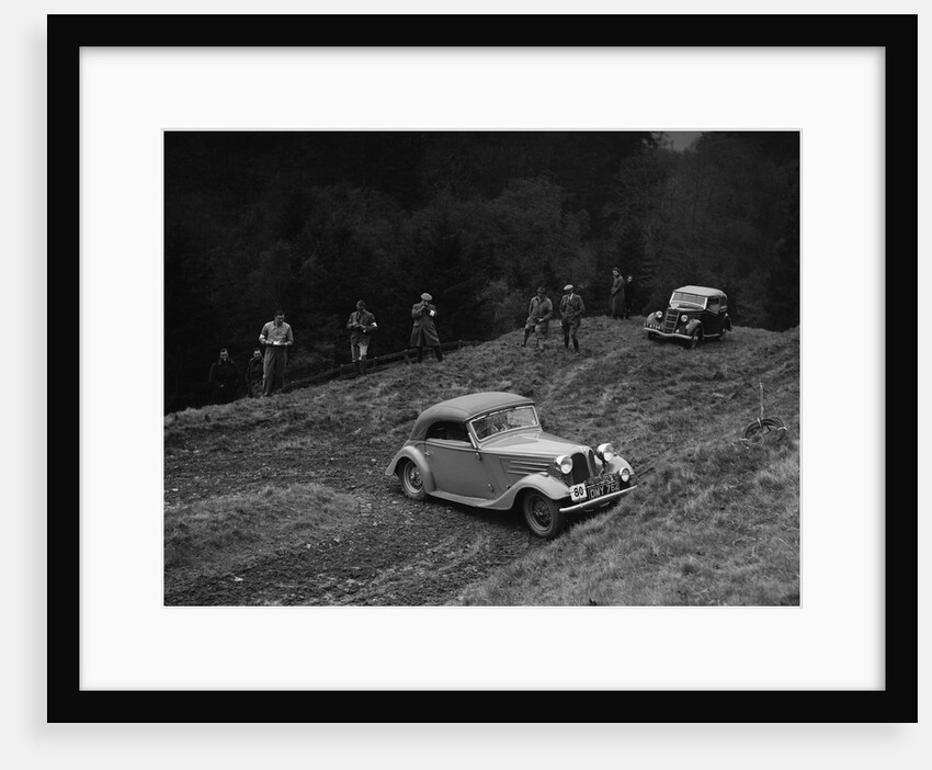 Frazer-Nash BMW of EB Wadsworth competing in the MCC Edinburgh Trial, Roxburghshire, Scotland, 1938 by Bill Brunell