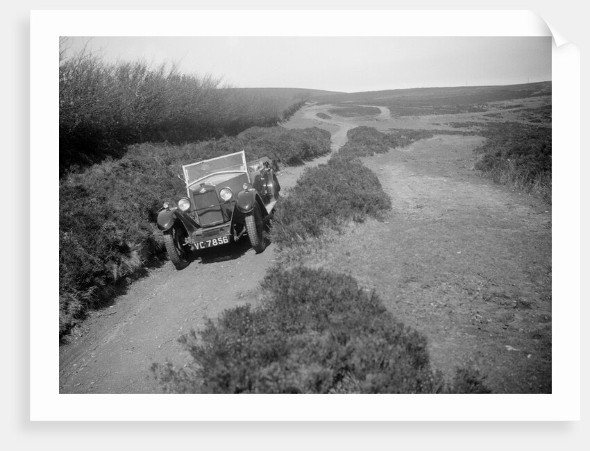 Kitty Brunell road testing a Riley 9 tourer, c1930 by Bill Brunell