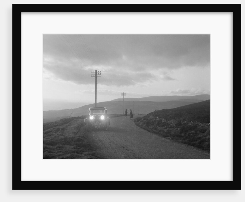 Talbot 14/45 4-door saloon of Kitty Brunell competing in the Monte Carlo Rally, Monaco, 1930 by Bill Brunell