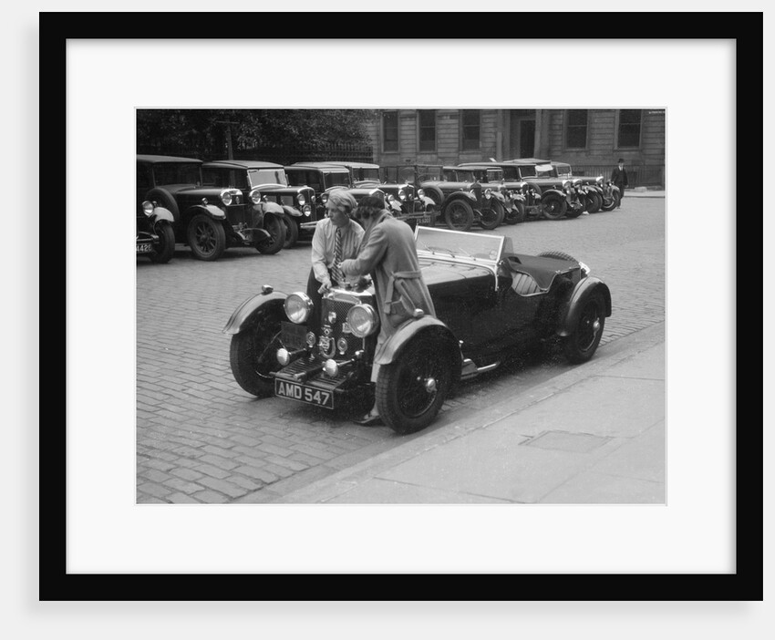 Aston Martin of Kitty Brunell at the RSAC Scottish Rally, 1933 by Bill Brunell