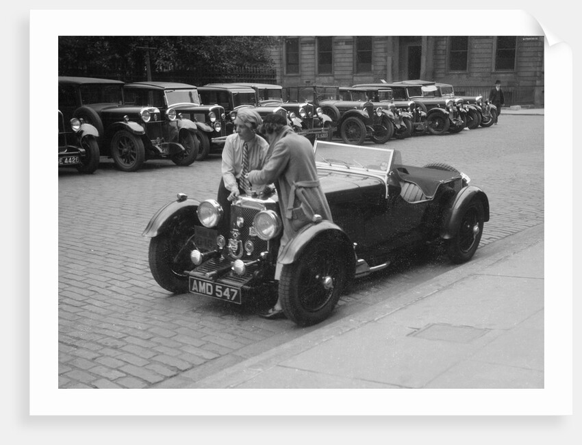 Aston Martin of Kitty Brunell at the RSAC Scottish Rally, 1933 by Bill Brunell