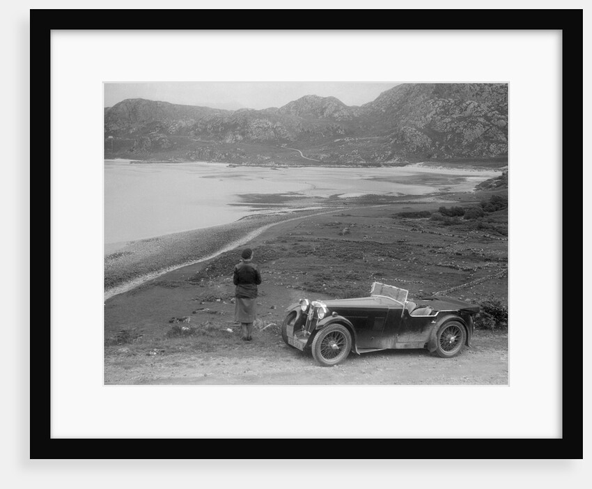 Kitty Brunell and her MG Magna at the RSAC Scottish Rally, 1932 by Bill Brunell