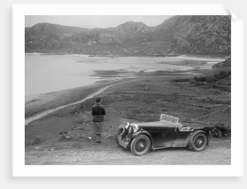 Kitty Brunell and her MG Magna at the RSAC Scottish Rally, 1932 by Bill Brunell