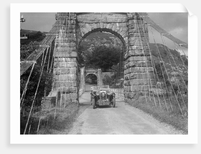 MG Magna of Kitty Brunell competing in the RSAC Scottish Rally, 1932 by Bill Brunell