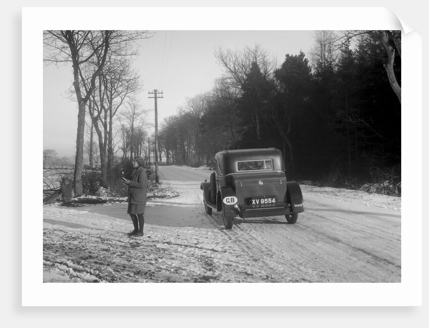 Talbot 14/45 sportsman's coupe of Kitty Brunell at the Monte Carlo Rally, 1929 by Bill Brunell