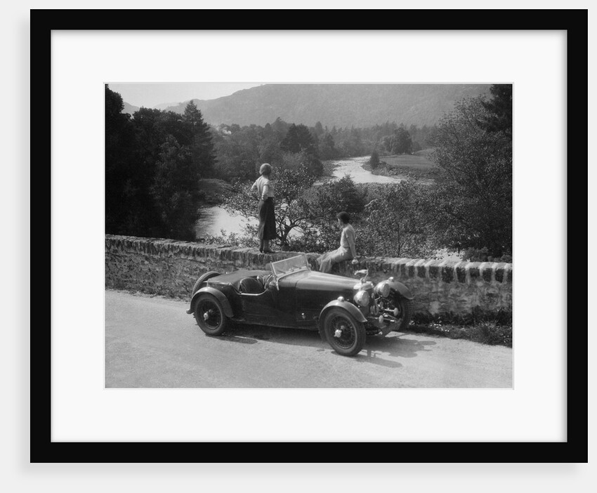 Aston Martin of Kitty Brunell at the RSAC Scottish Rally, 1933 by Bill Brunell
