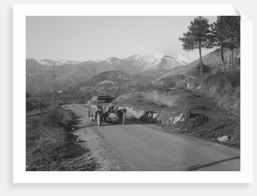 Talbot 14/45 of Kitty Brunell competing in the Monte Carlo Rally, Caithness, Scotland, 1929 by Bill Brunell