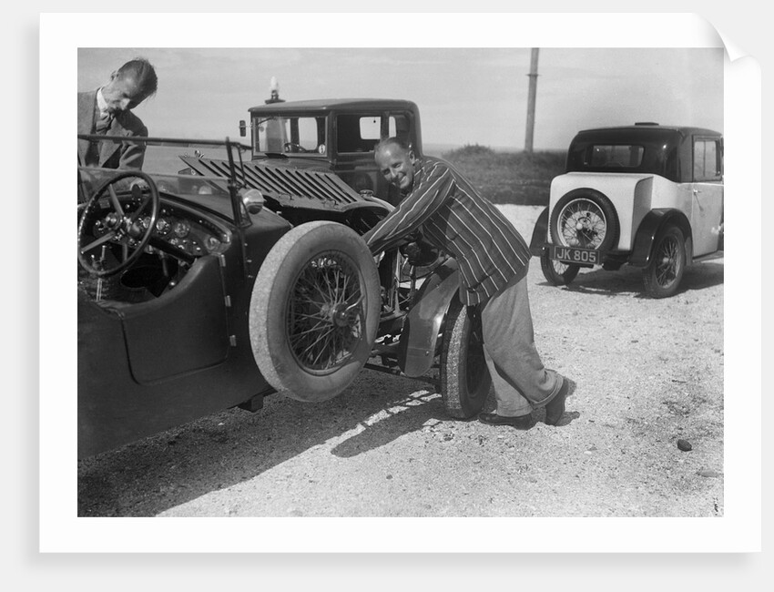 Invicta 4-seat high-chassis tourer of Donald Healey, B&HMC Brighton Motor Rally, 1930 by Bill Brunell