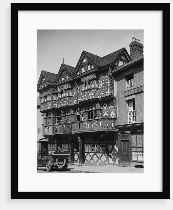 Buick outside the Feathers Hotel, Ludlow, Shropshire, c1930 by Bill Brunell