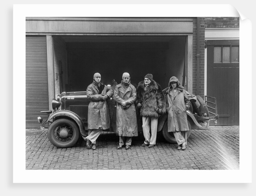 Ford V8 Greyhound open tourer of JA Driskell, Monte Carlo Rally, 1934 by Bill Brunell