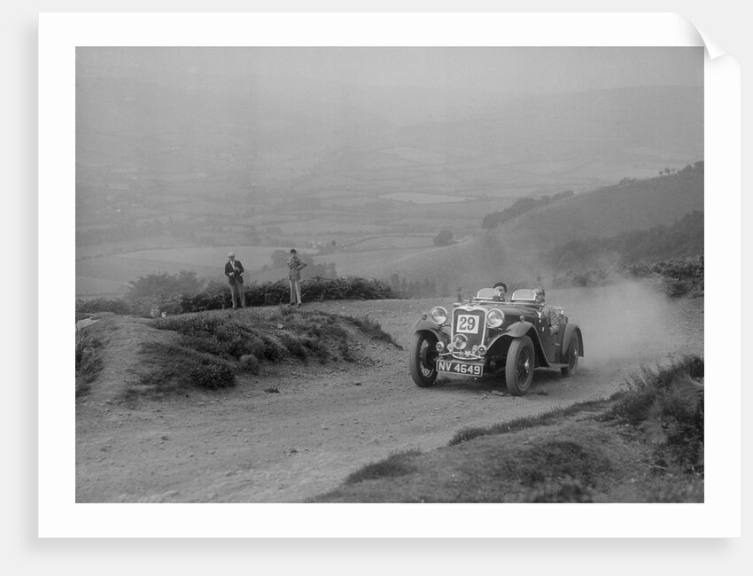 Singer competing in the Barnstaple Trial, c1935 by Bill Brunell