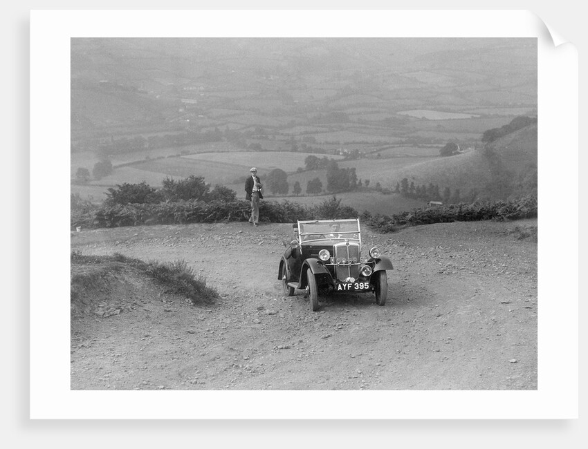 Morris Minor competing in the Barnstaple Trial, c1935 by Bill Brunell
