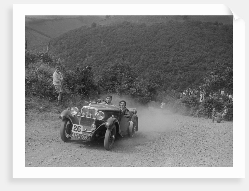 Singer competing in the Barnstaple Trial, c1935 by Bill Brunell