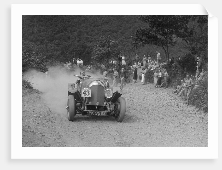 Bentley competing in the Barnstaple Trial, c1935 by Bill Brunell