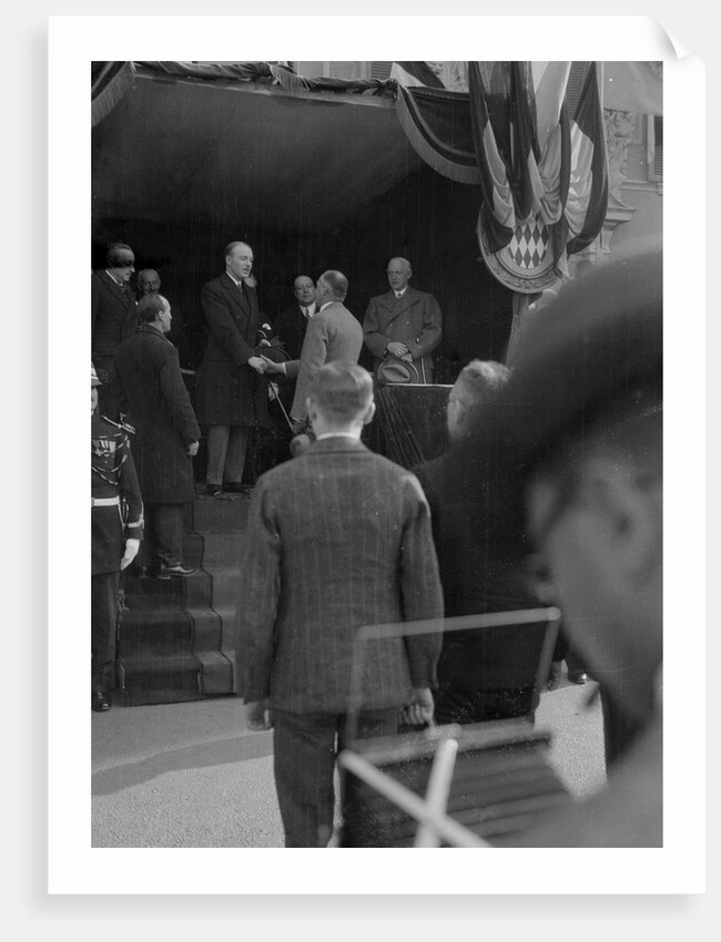 Prince Louis II of Monaco at the Monte Carlo Rally, 1929 by Bill Brunell