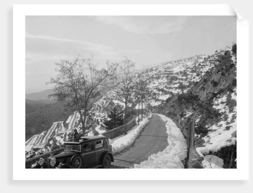 Kitty Brunell's Talbot 14/45 saloon at the Monte Carlo Rally, 1930 by Bill Brunell