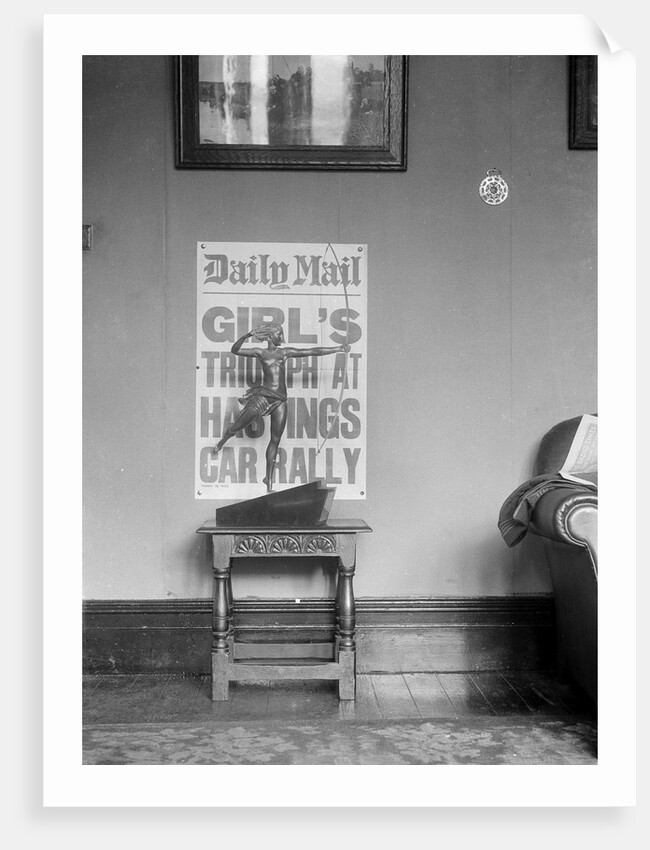 Kitty Brunell's victory in Class 2 at the 1933 RAC Rally by Bill Brunell