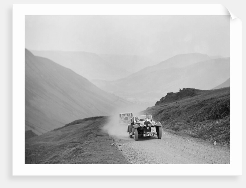 Morgan 4/4 2-seater of Miss DL Bean competing in the RAC Rally, 1938 by Bill Brunell