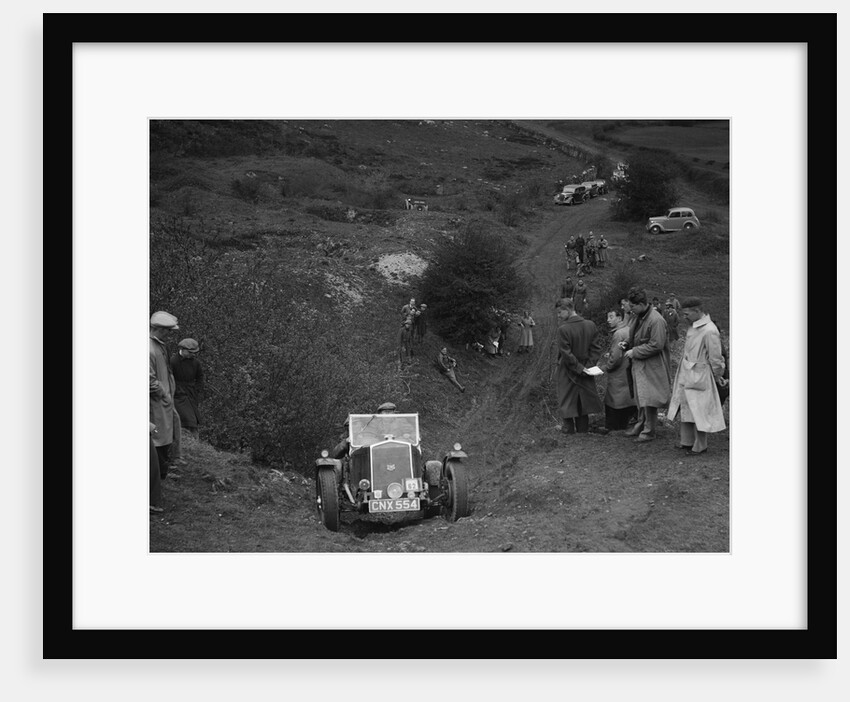 Wolseley competing in the MG Car Club Abingdon Trial/Rally, 1939 by Bill Brunell