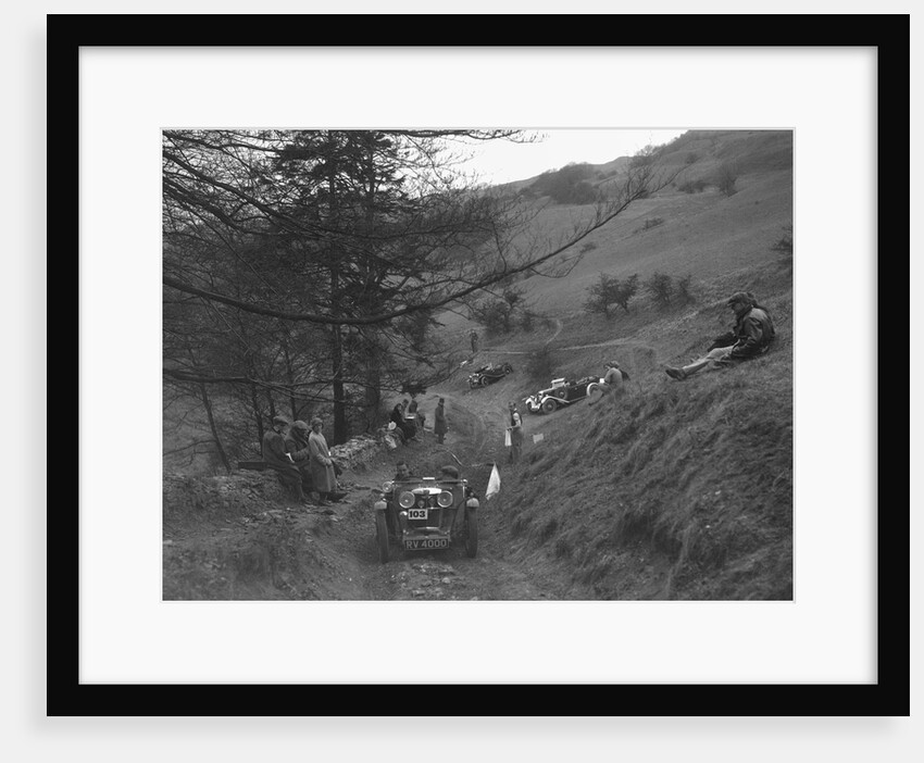 MG J2 competing in the MG Car Club Abingdon Trial/Rally, 1939 by Bill Brunell
