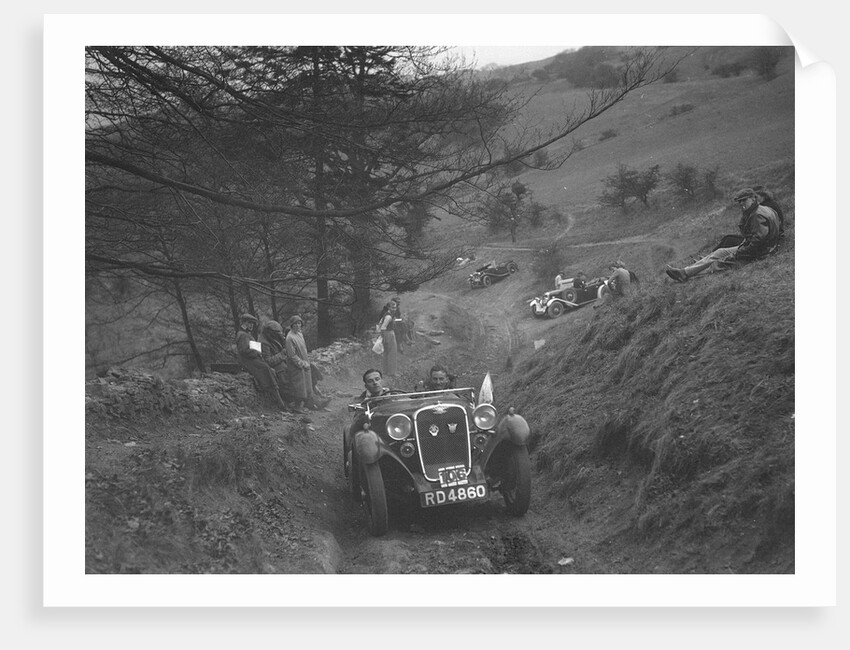 Singer competing in the MG Car Club Abingdon Trial/Rally, 1939 by Bill Brunell