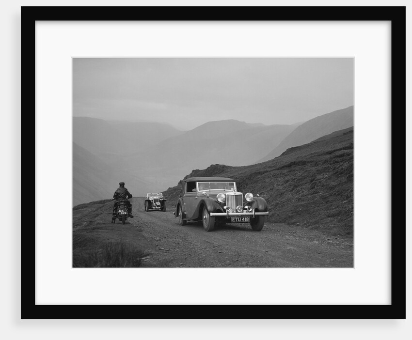 MG SA and MG PB competing in the MG Car Club Abingdon Trial/Rally, 1939 by Bill Brunell