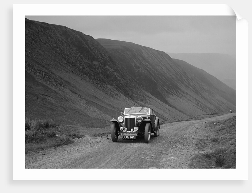 MG TA competing in the MG Car Club Abingdon Trial/Rally, 1939 by Bill Brunell