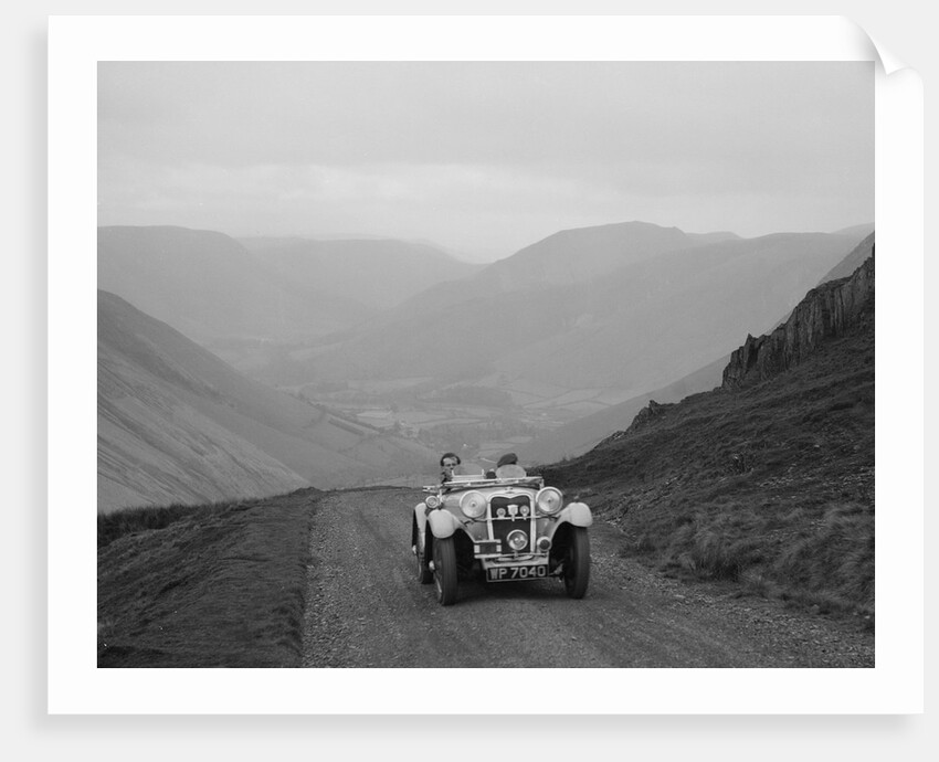 Singer competing in the MG Car Club Abingdon Trial/Rally, 1939 by Bill Brunell