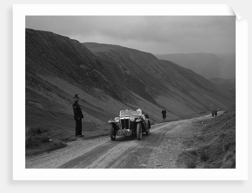 MG PA competing in the MG Car Club Abingdon Trial/Rally, 1939 by Bill Brunell