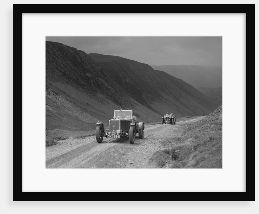Wolseley and MG NA competing in the MG Car Club Abingdon Trial/Rally, 1939 by Bill Brunell