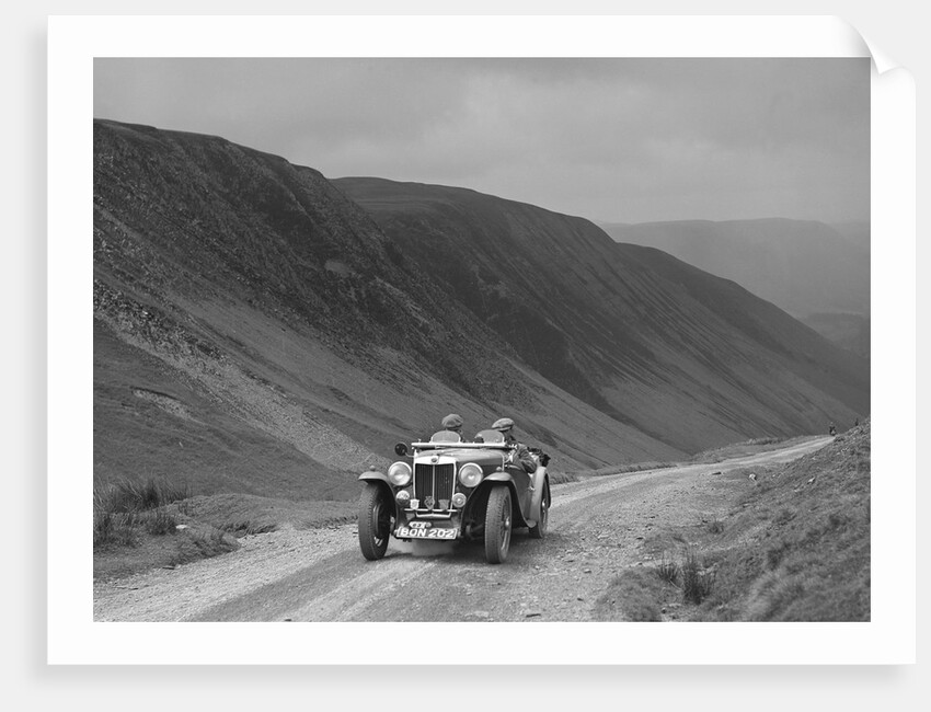 MG NA competing in the MG Car Club Abingdon Trial/Rally, 1939 by Bill Brunell