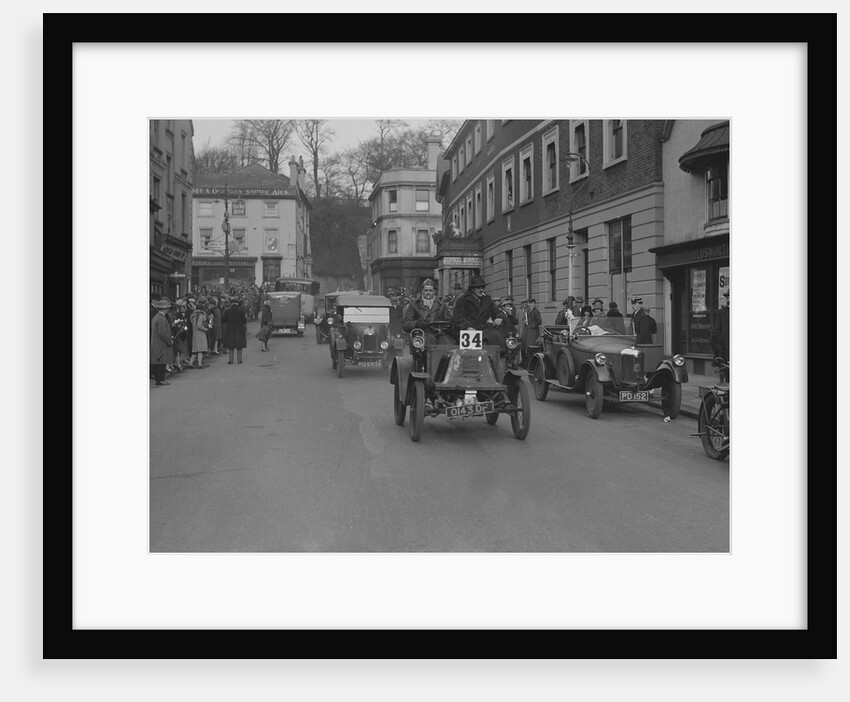 1902 Renault of W Vincent taking part in the London-Brighton Run, Reigate, Surrey, 1928 by Bill Brunell