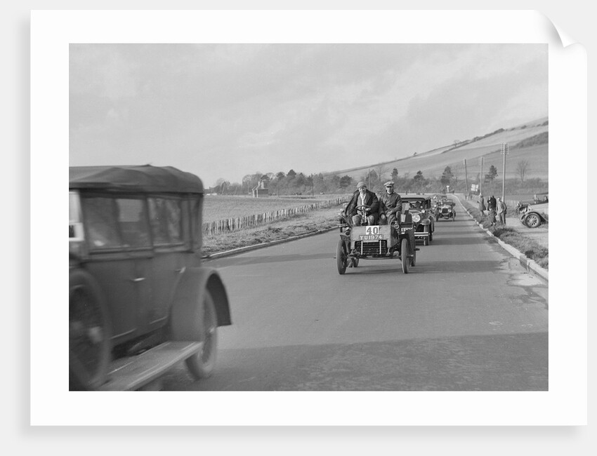 1903 1-cylinder Cadillac of FS Bennett taking part in the London-Brighton Run, 1928 by Bill Brunell