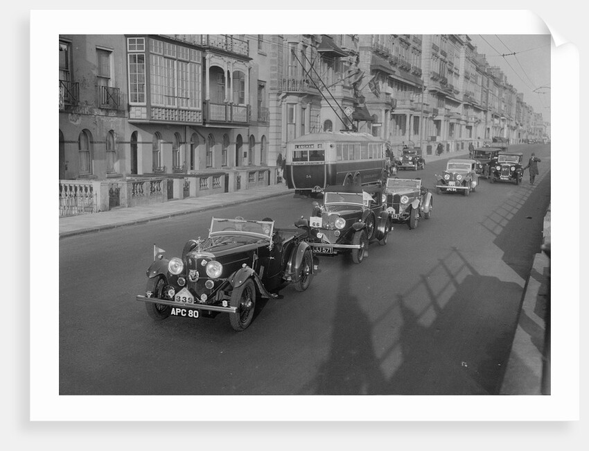 AC 4-seater tourer of Kitty Brunell competing in the RAC Rally, 1933 by Bill Brunell
