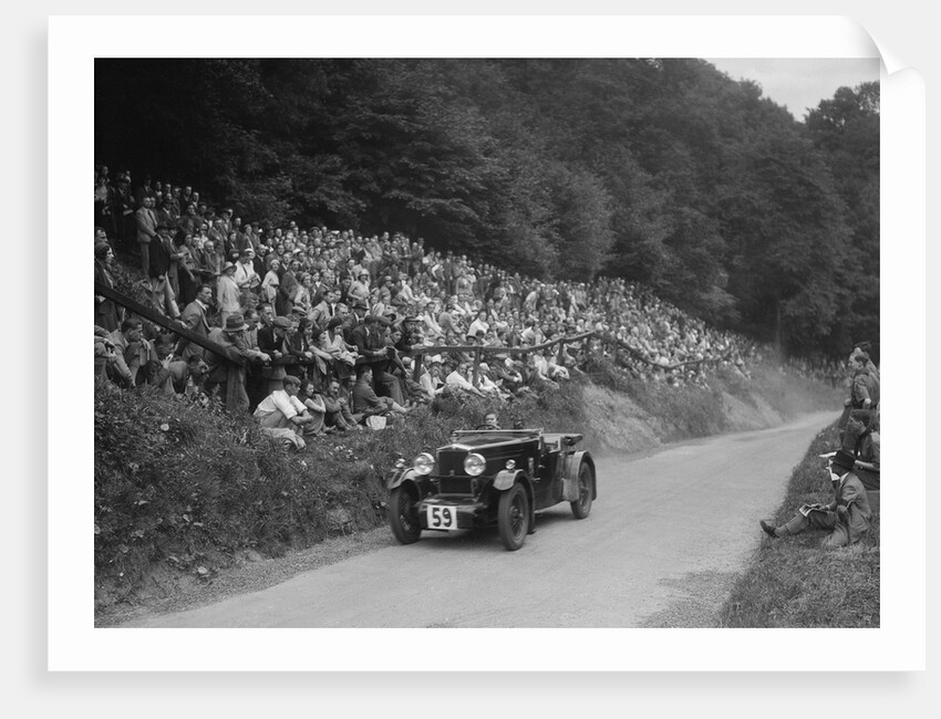 Morris special of Barbara Skinner at the MAC Shelsley Walsh Hill Climb, Worcestershire, 1932 by Bill Brunell