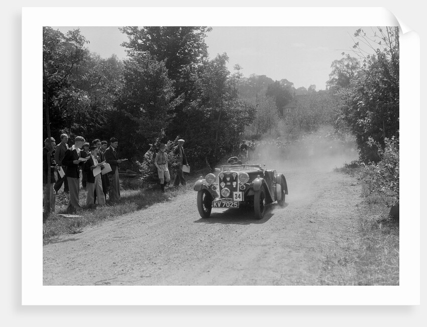 Singer Le Mans competing in the BOC Hill Climb, Chalfont St Peter, Buckinghamshire, 1932 by Bill Brunell