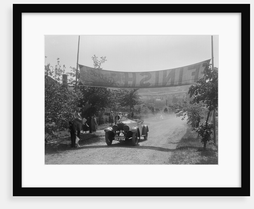 Invicta of D Munro at the finish of the BOC Hill Climb, Chalfont St Peter, Buckinghamshire, 1932 by Bill Brunell