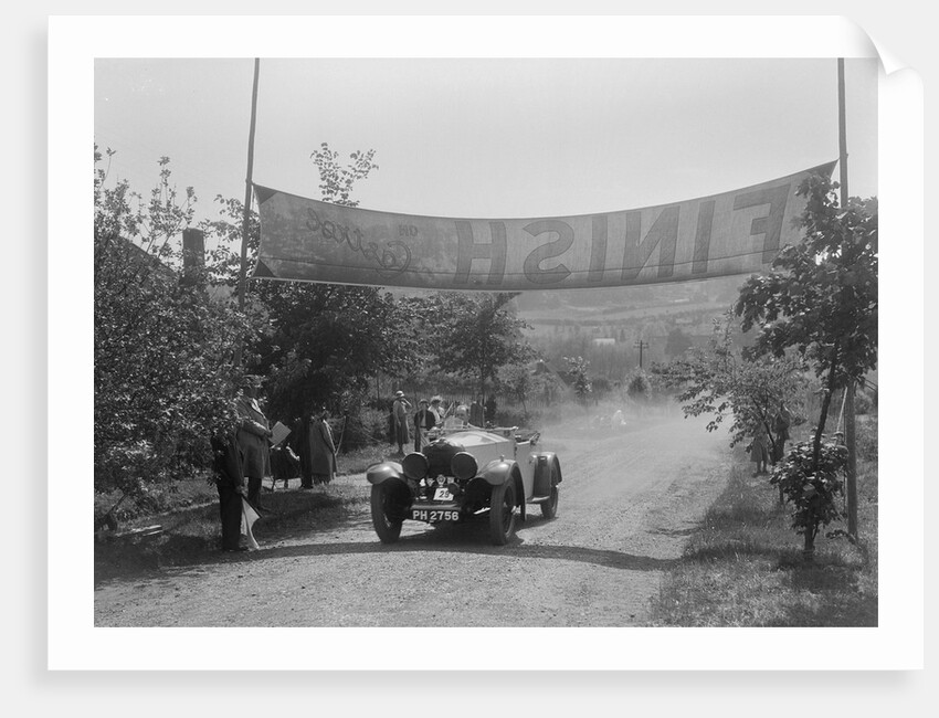 Invicta of D Munro at the finish of the BOC Hill Climb, Chalfont St Peter, Buckinghamshire, 1932 by Bill Brunell