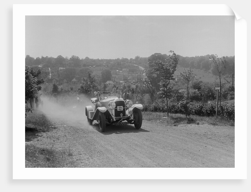Vauxhall 30/98 of G Warburton, BOC Hill Climb, Chalfont St Peter, Buckinghamshire, 1932 by Bill Brunell