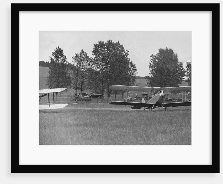Aeroplane at the Oxford Speed Trials, c1930 by Bill Brunell
