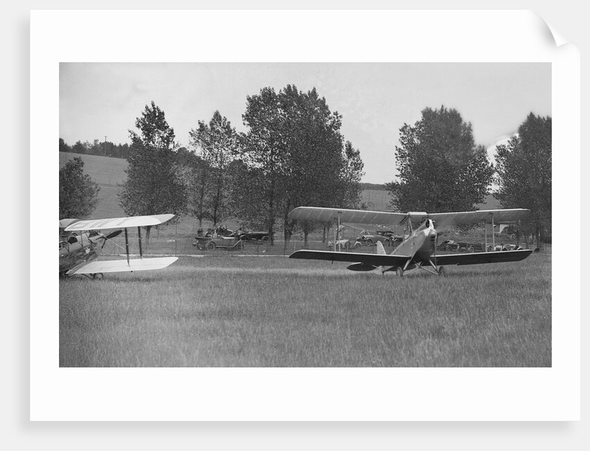 Aeroplane at the Oxford Speed Trials, c1930 by Bill Brunell